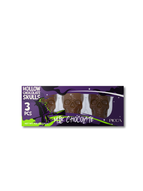 Halloween Chocolate Skulls