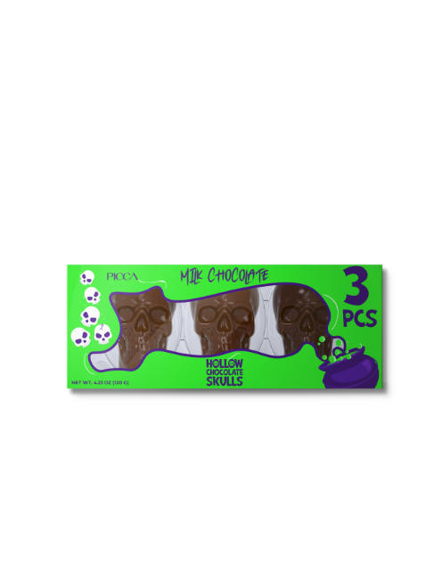Halloween Chocolate Skulls Milk